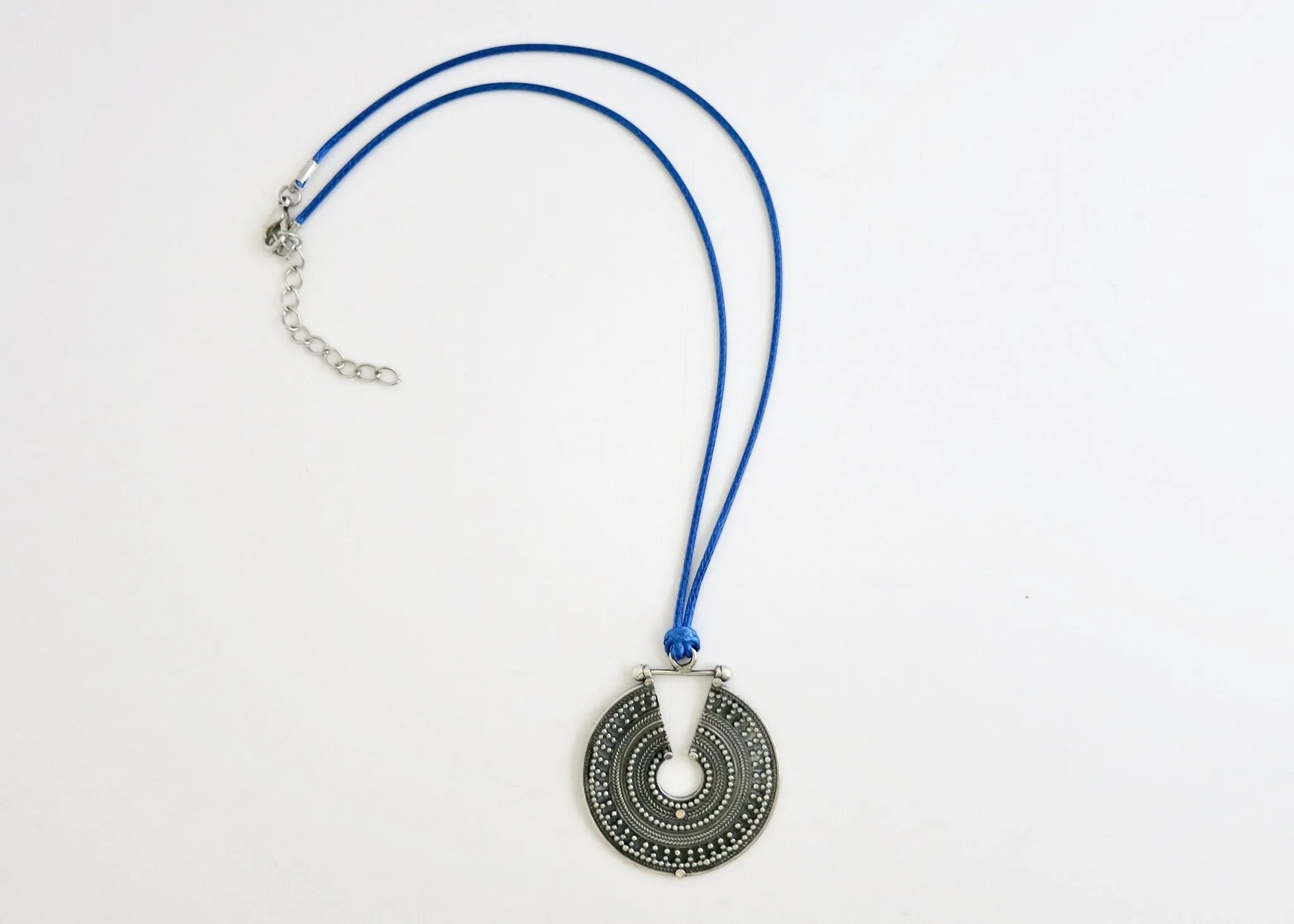 Gorgeous Indian granulation work pendant necklace