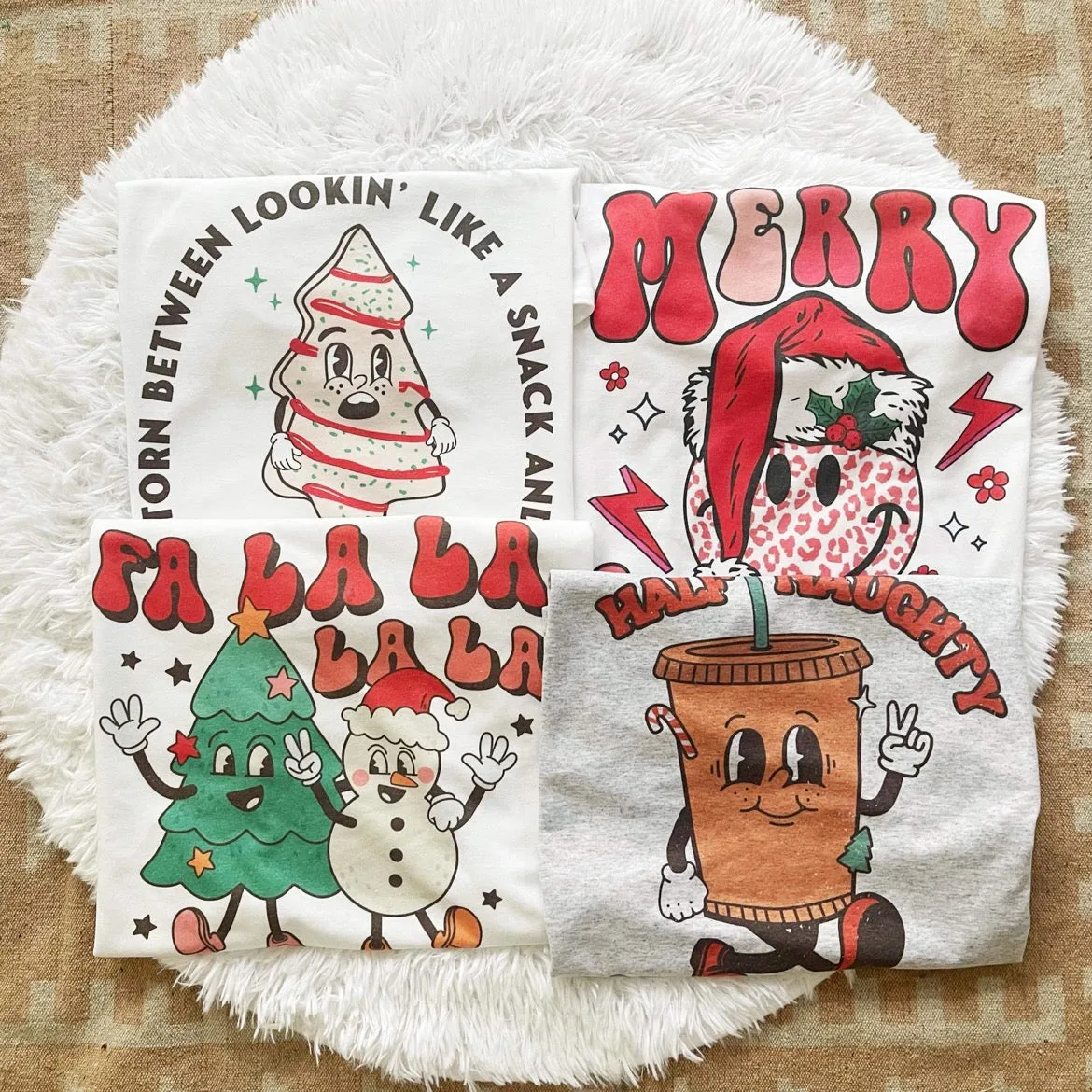 Half Naughty Half Coffee Tee
