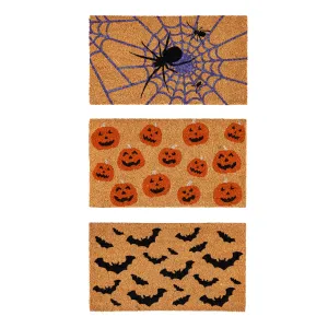 Halloween Coir Mat, 3 Asst,2rm1236