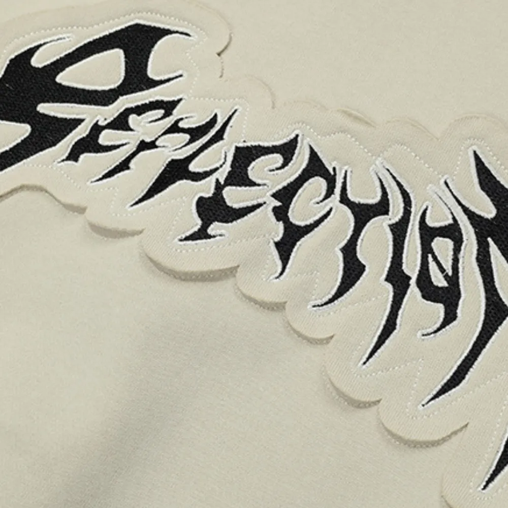 High Street Tie Dye Patch Letters Hoodie