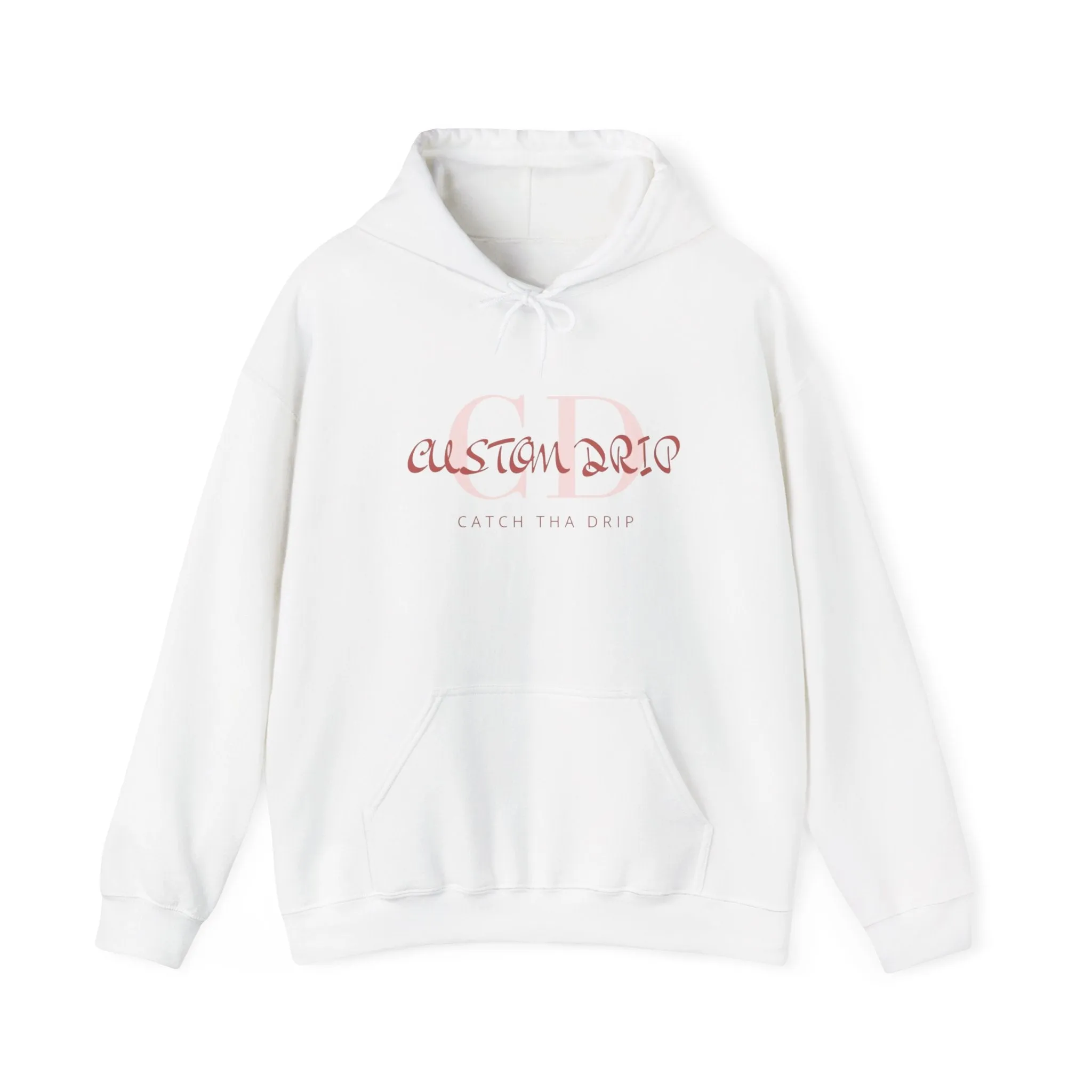 Hooded Sweatshirt with Custom Drip Design