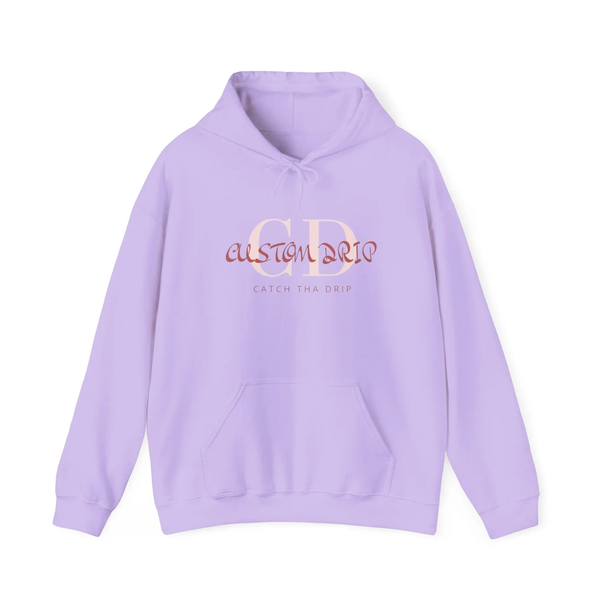 Hooded Sweatshirt with Custom Drip Design