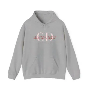 Hooded Sweatshirt with Custom Drip Design