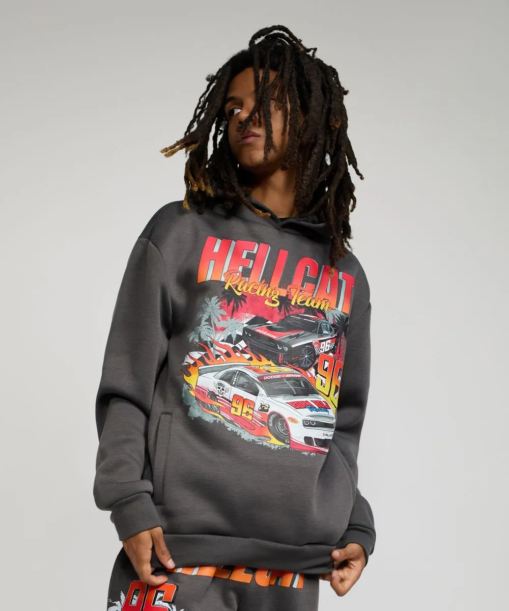 Hudson - Dodge Hellcat Racing Team Hoodie - Grey