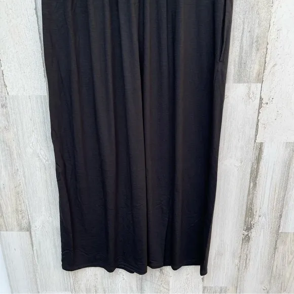 J. Jill Black Short Sleeves Casual Midi Dress Size S