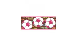 JE3736BD She Scores Soccer Wallpaper Border