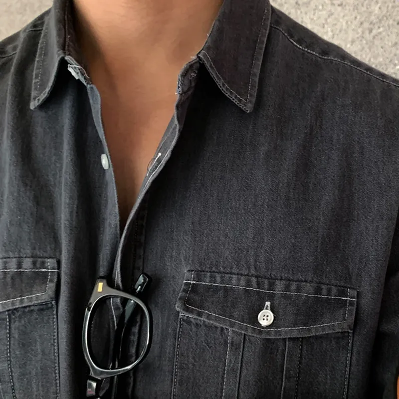 Jeston™ | Men's High Street Semi-Formal Denim Long Sleeves