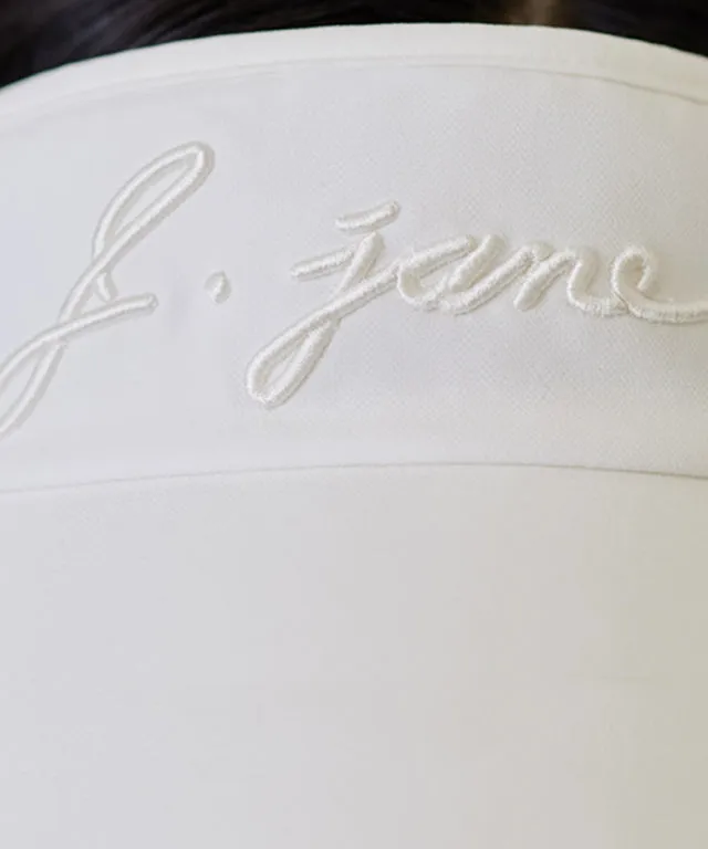 J.Jane Simple Color Logo Sun cap