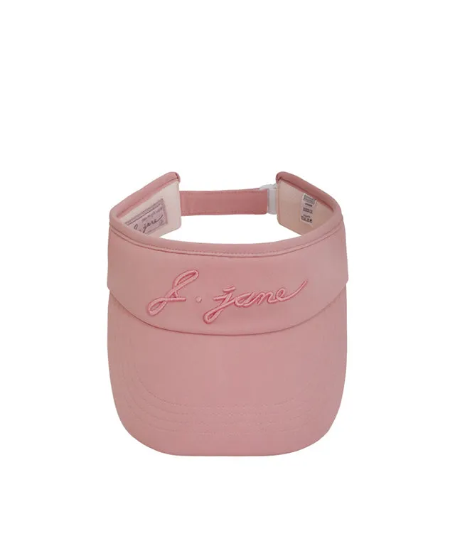 J.Jane Simple Color Logo Sun cap