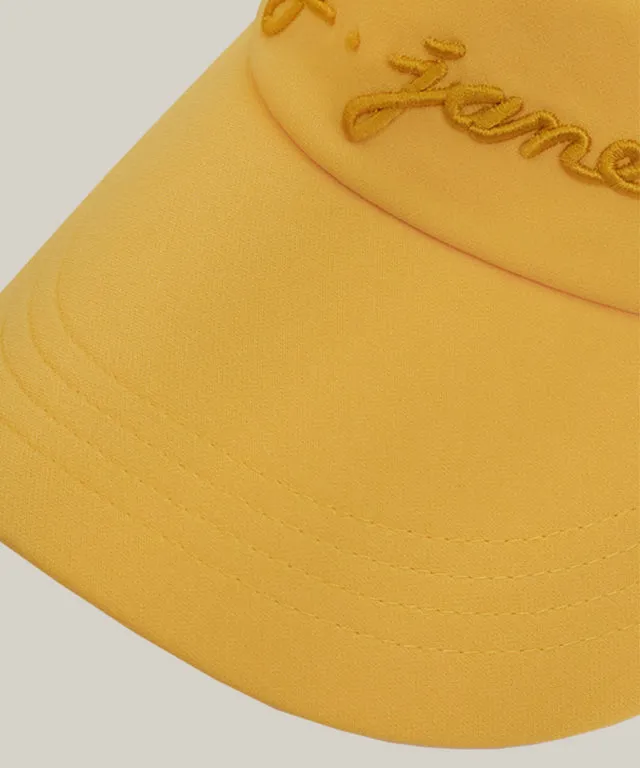 J.Jane Simple Color Logo Sun cap