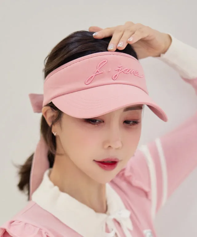 J.Jane Simple Color Logo Sun cap