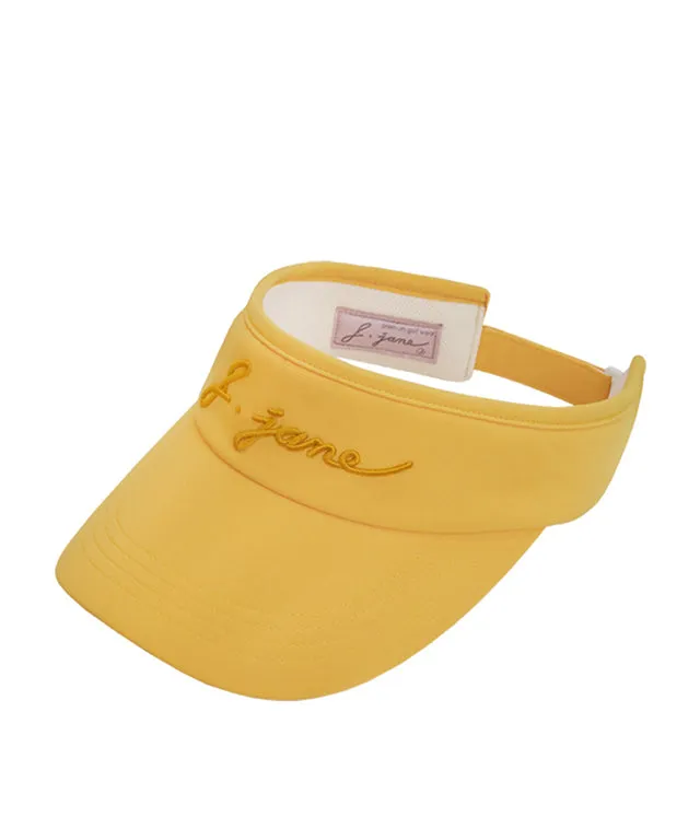 J.Jane Simple Color Logo Sun cap