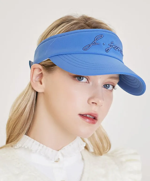 J.Jane Simple Color Logo Sun cap