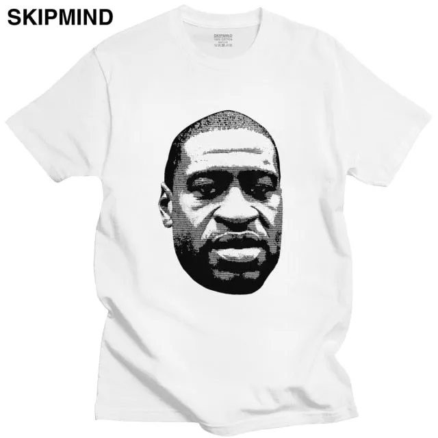 Justice For George Floyd T-shirt Men Cotton Black Lives Matter I Can't Breathe Tee Tops O-neck Short Sleeve Urban Tshirt Clothes