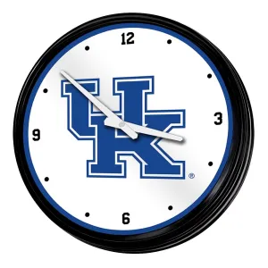 Kentucky Wildcats: Retro Lighted Wall Clock