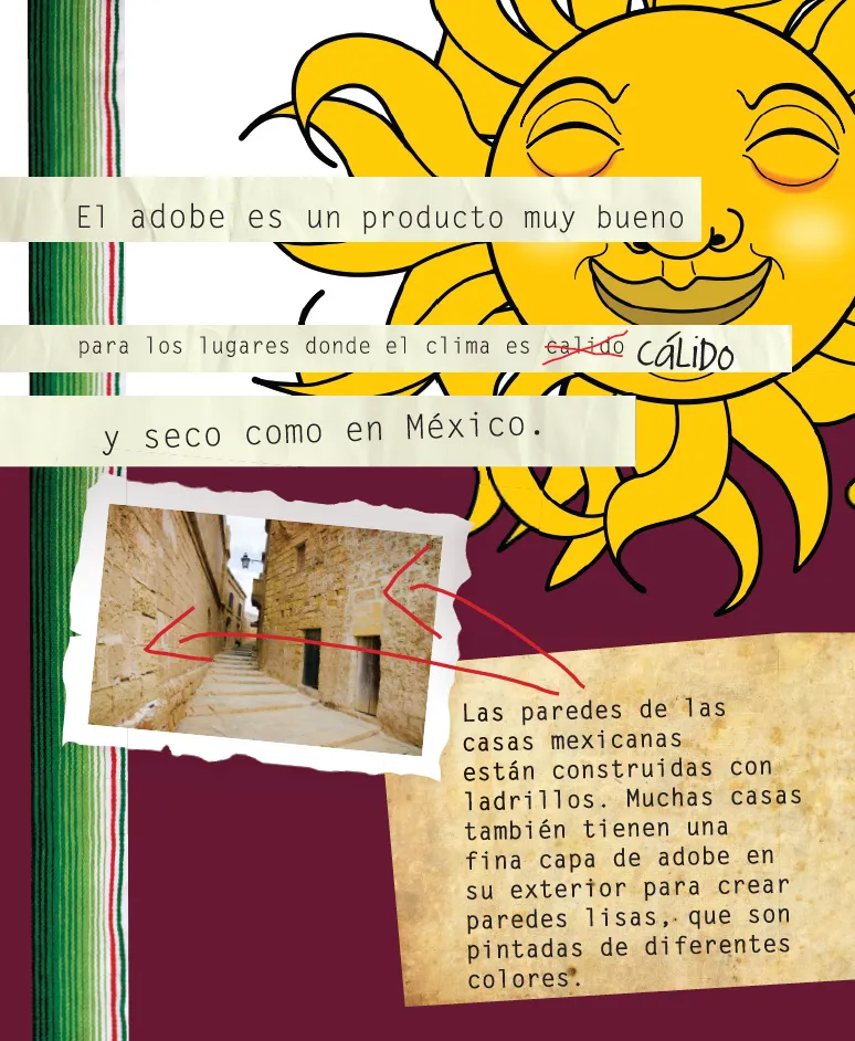 La cultura en México: Las casas y los deportes - Reader (minimum of 6)