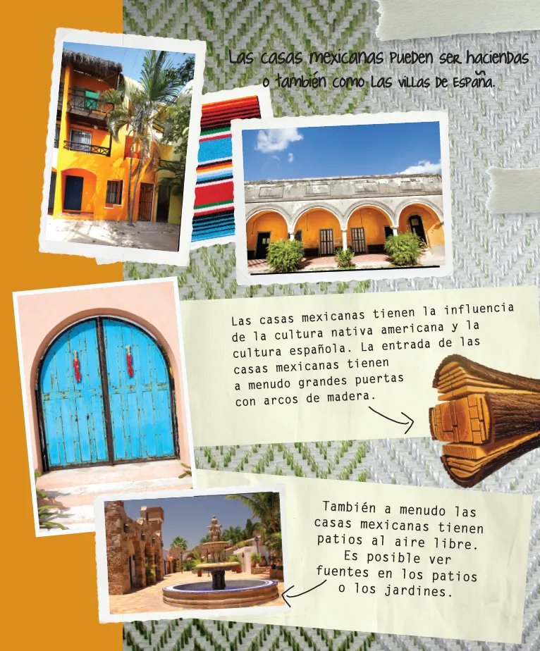 La cultura en México: Las casas y los deportes - Reader (minimum of 6)
