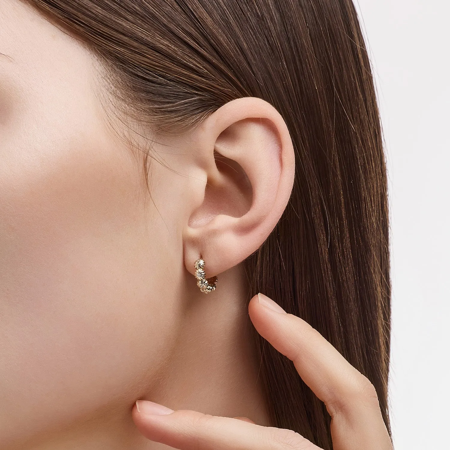 La D.D Gold Earring JDDEN5S124S