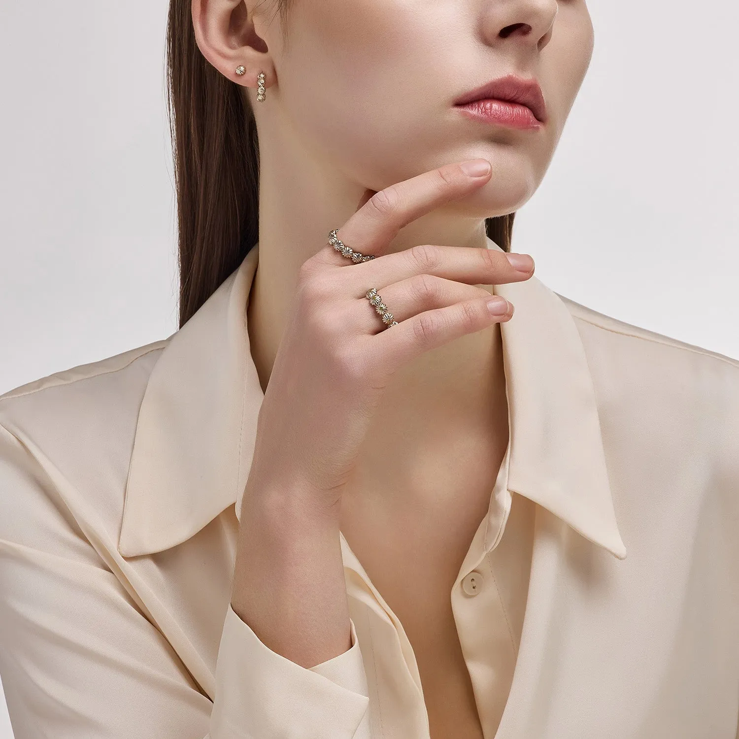 La D.D Gold Earring JDDEN5S124S