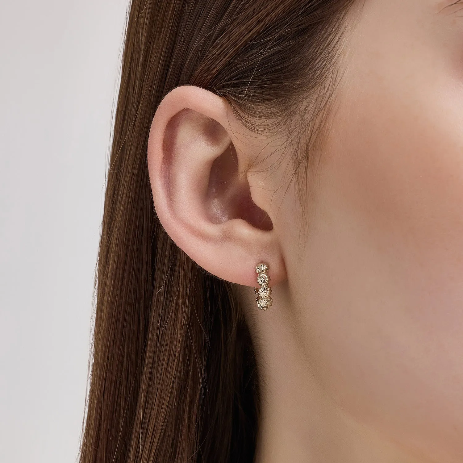La D.D Gold Earring JDDEN5S124S