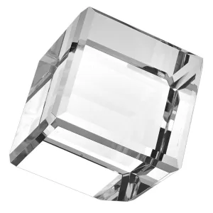 Large Cube Glass Crystal