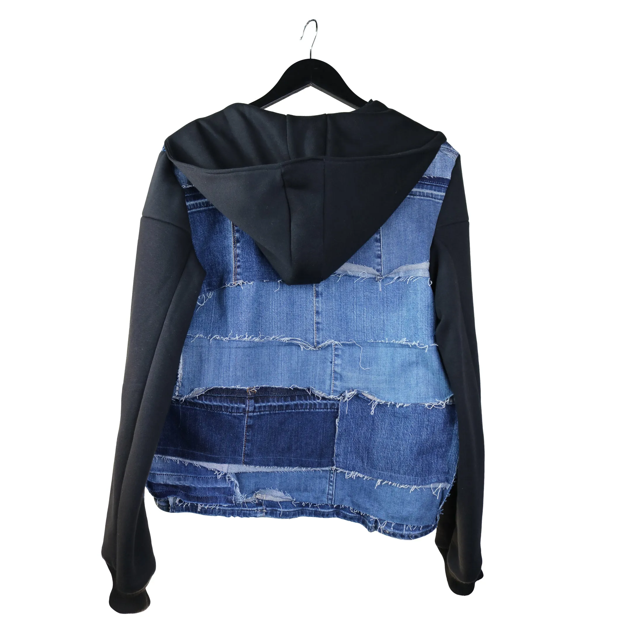 Let It Enfold You - Denim Jacket Hoodie