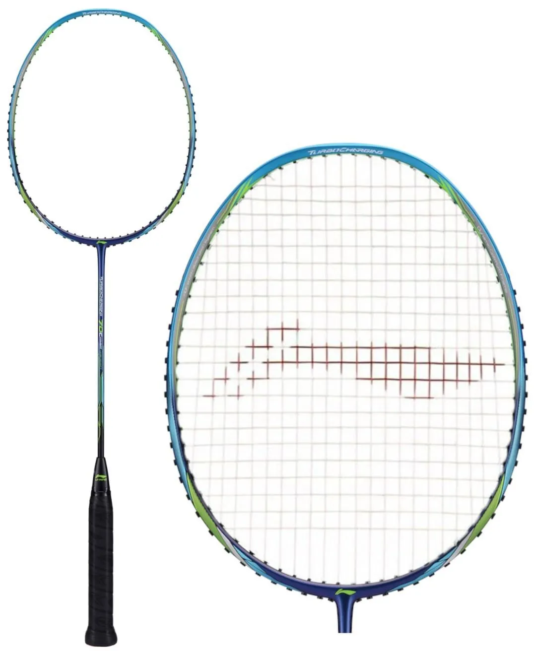 Li-Ning Turbo Charging 70 Combat Badminton Racket - Blue