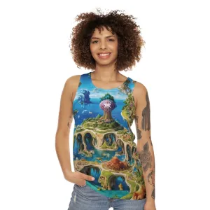 Light Tank Top - Fantasia Lagoon