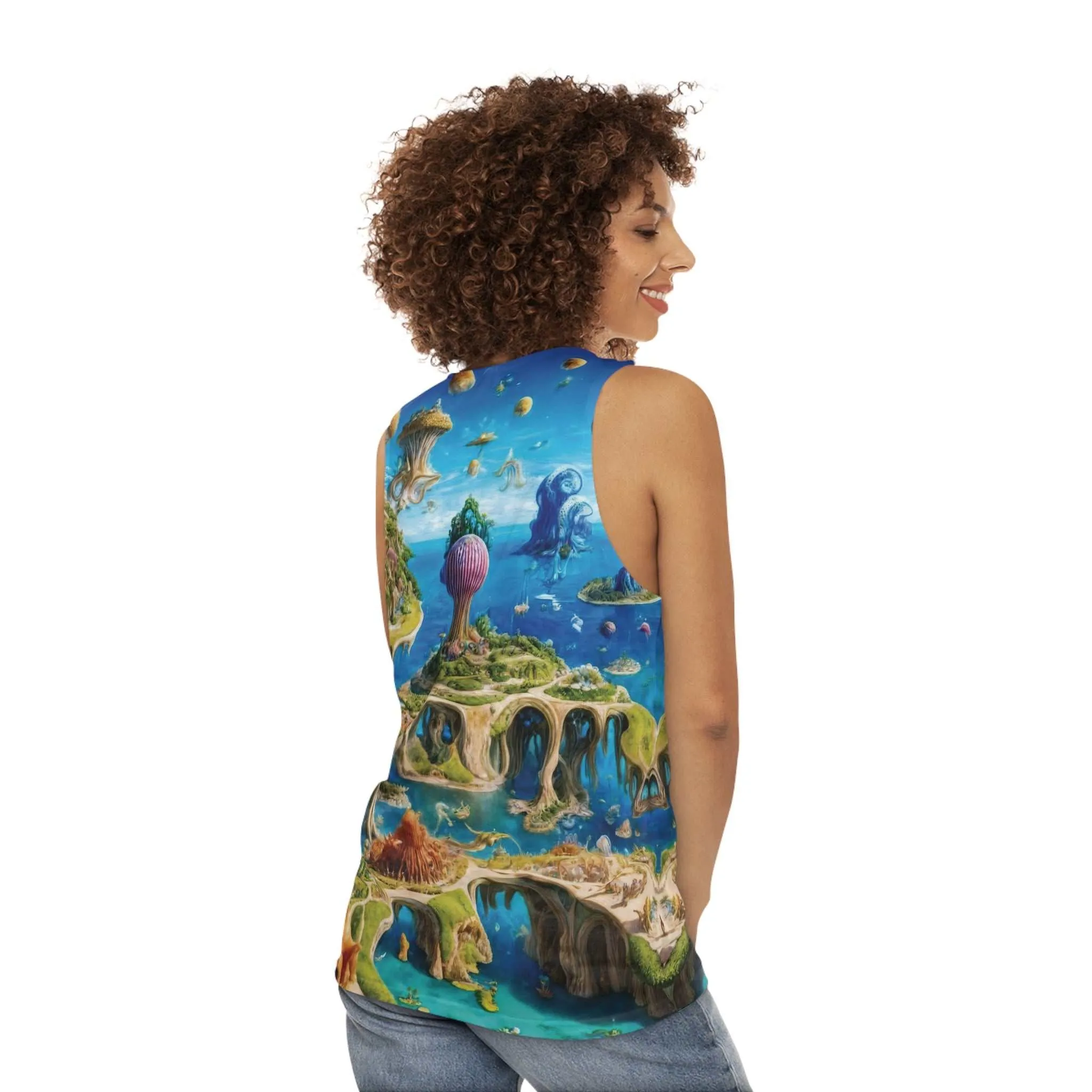 Light Tank Top - Fantasia Lagoon