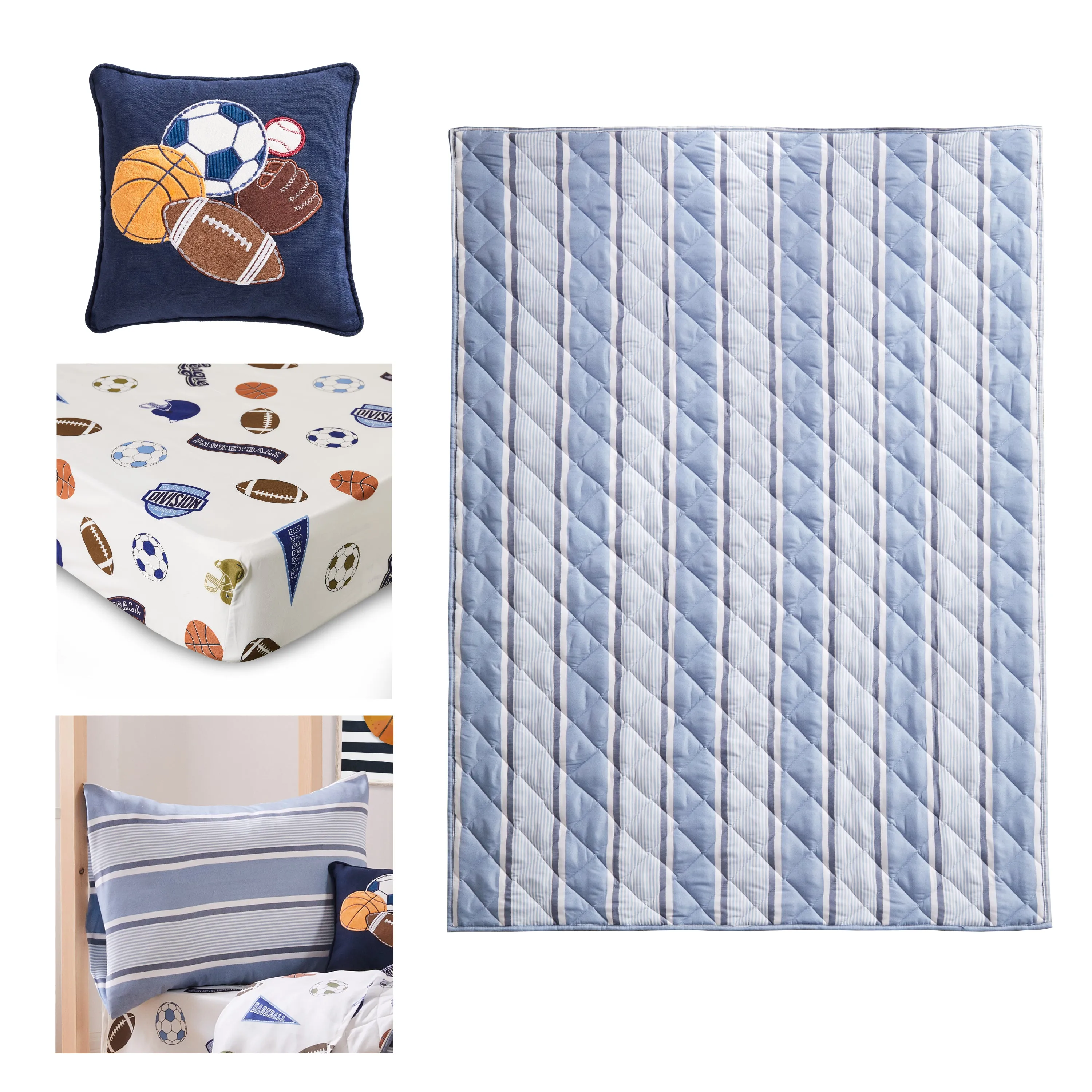 Little Sport 5-Piece Toddler Bedding Set