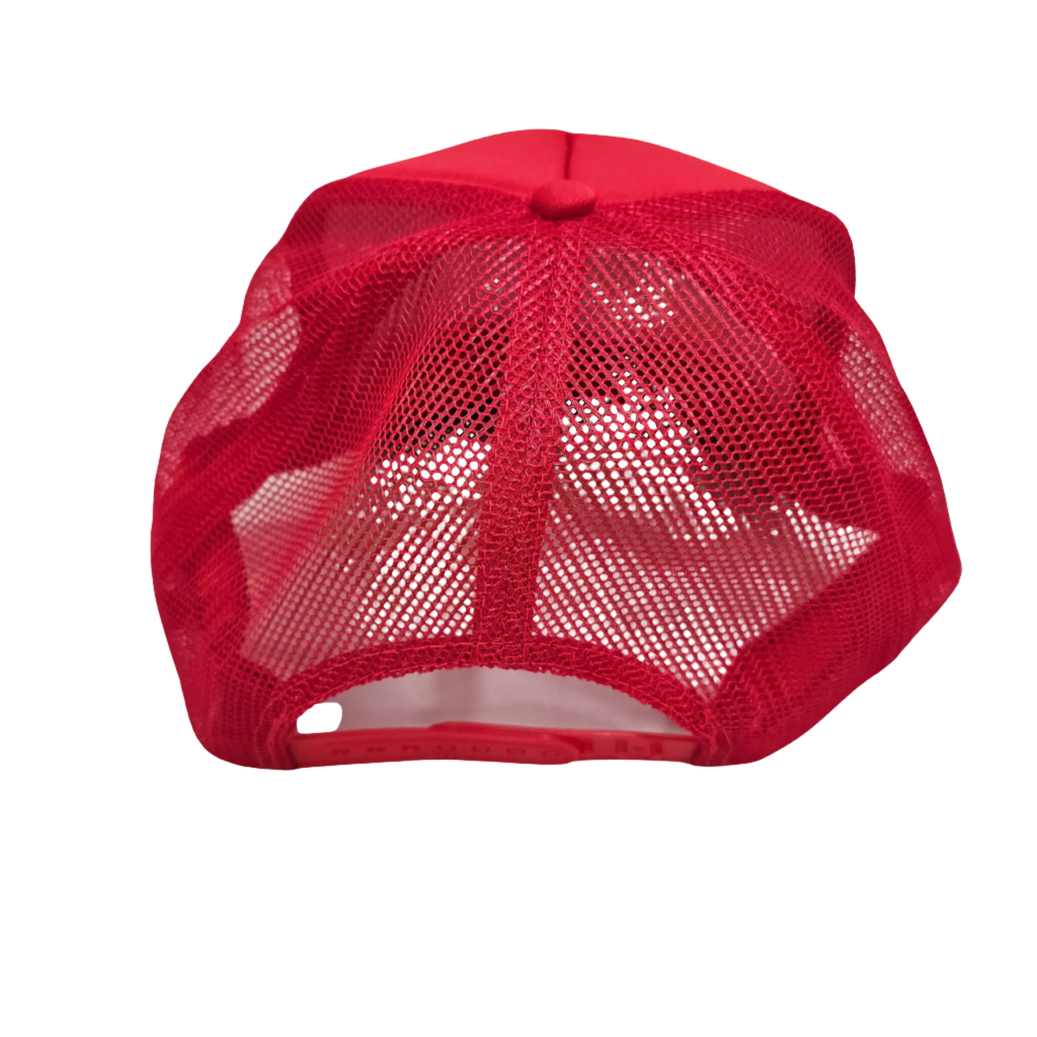 Living By Faith On Purpose Trucker Hat - Red/Black
