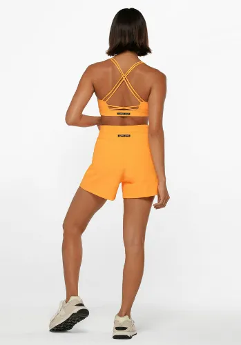 Lorna Jane Flex Active Rib Kick Short - Mango Sorbet