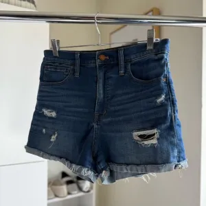 Madewell Women's Blue Denim High Waisted Spring Summer Shorts Size Medium