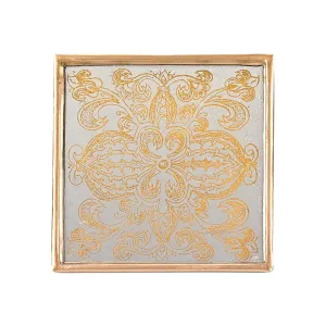 Manta Gold 4 Pc Coaster Set Square