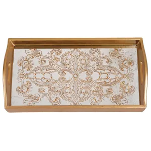 Manta Gold Rectangle Eglimose Tray