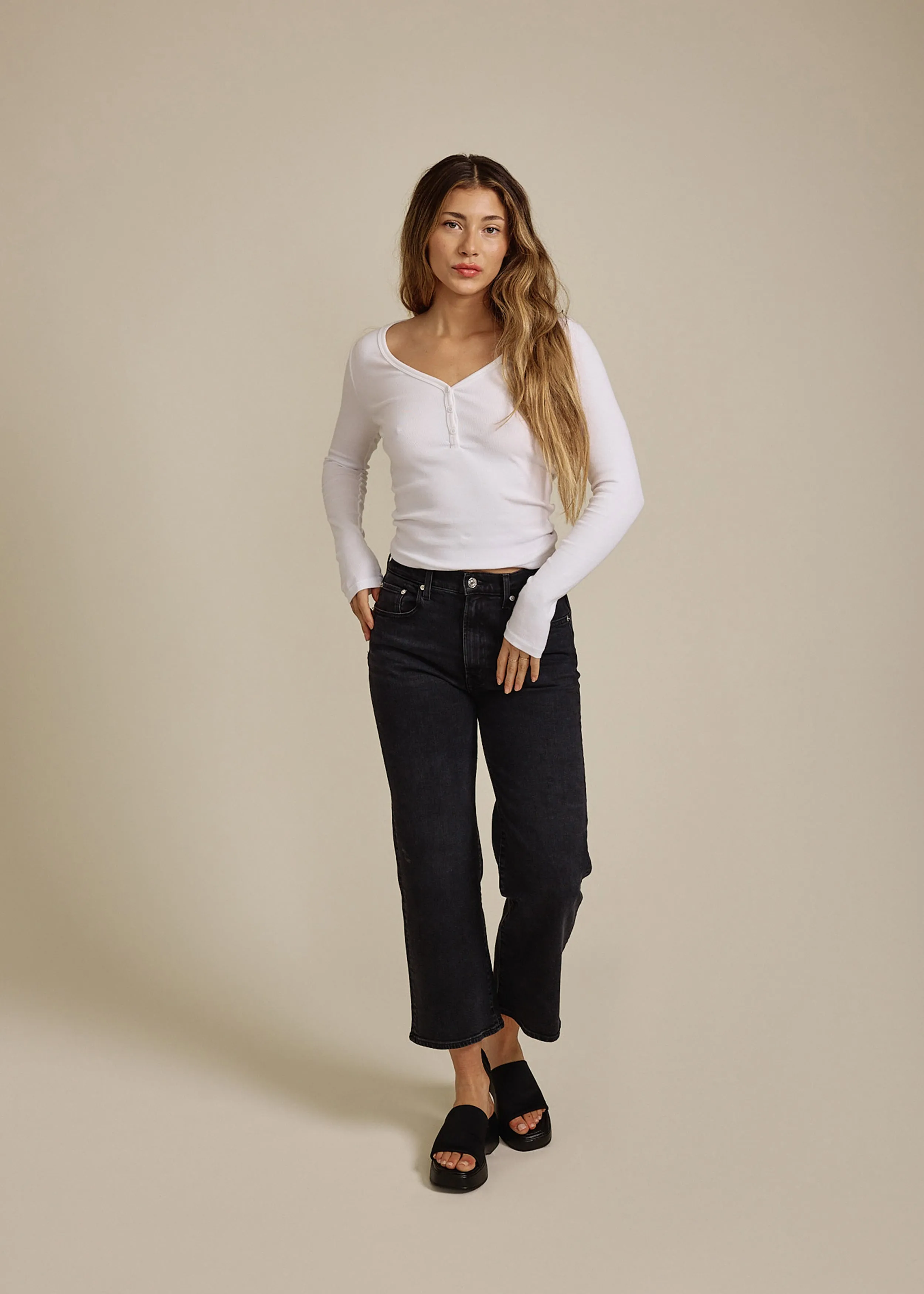 Marli Wide Leg Ankle || Shadows