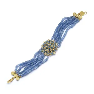 Medium Arabian Night Bracelet with Ceylon Sapphires & Diamonds