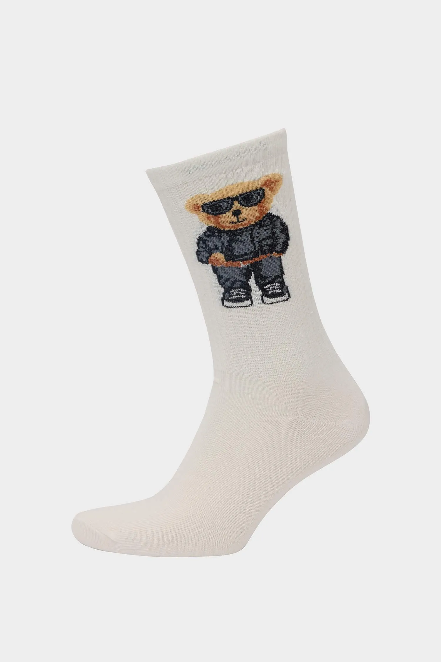 Men's Comfortable Rubber 2 Pcs Cotton Long Socks