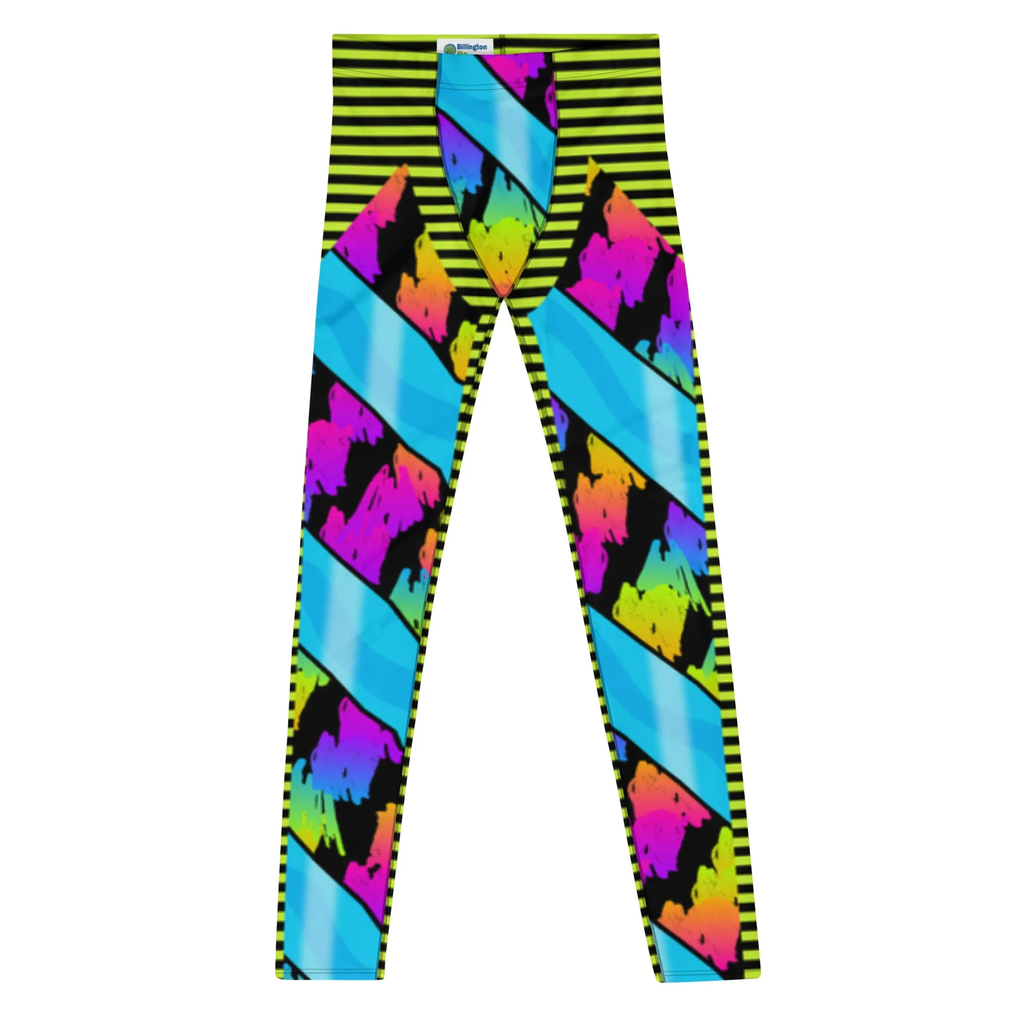 Mens Leggings, Rainbowcore Cosplay