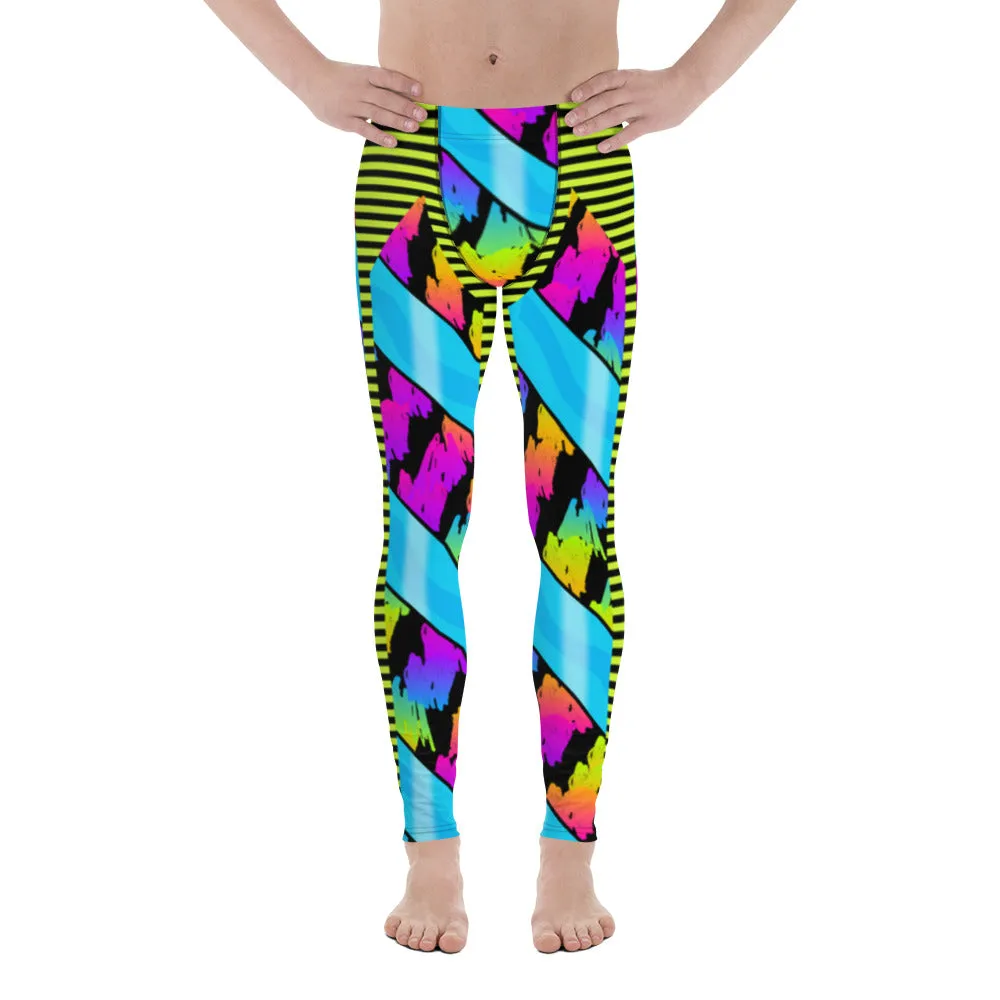 Mens Leggings, Rainbowcore Cosplay