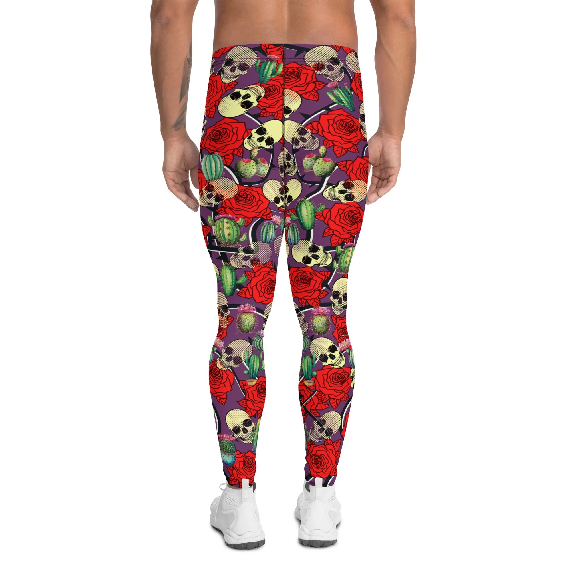 Mens Leggings, Skulls and Roses