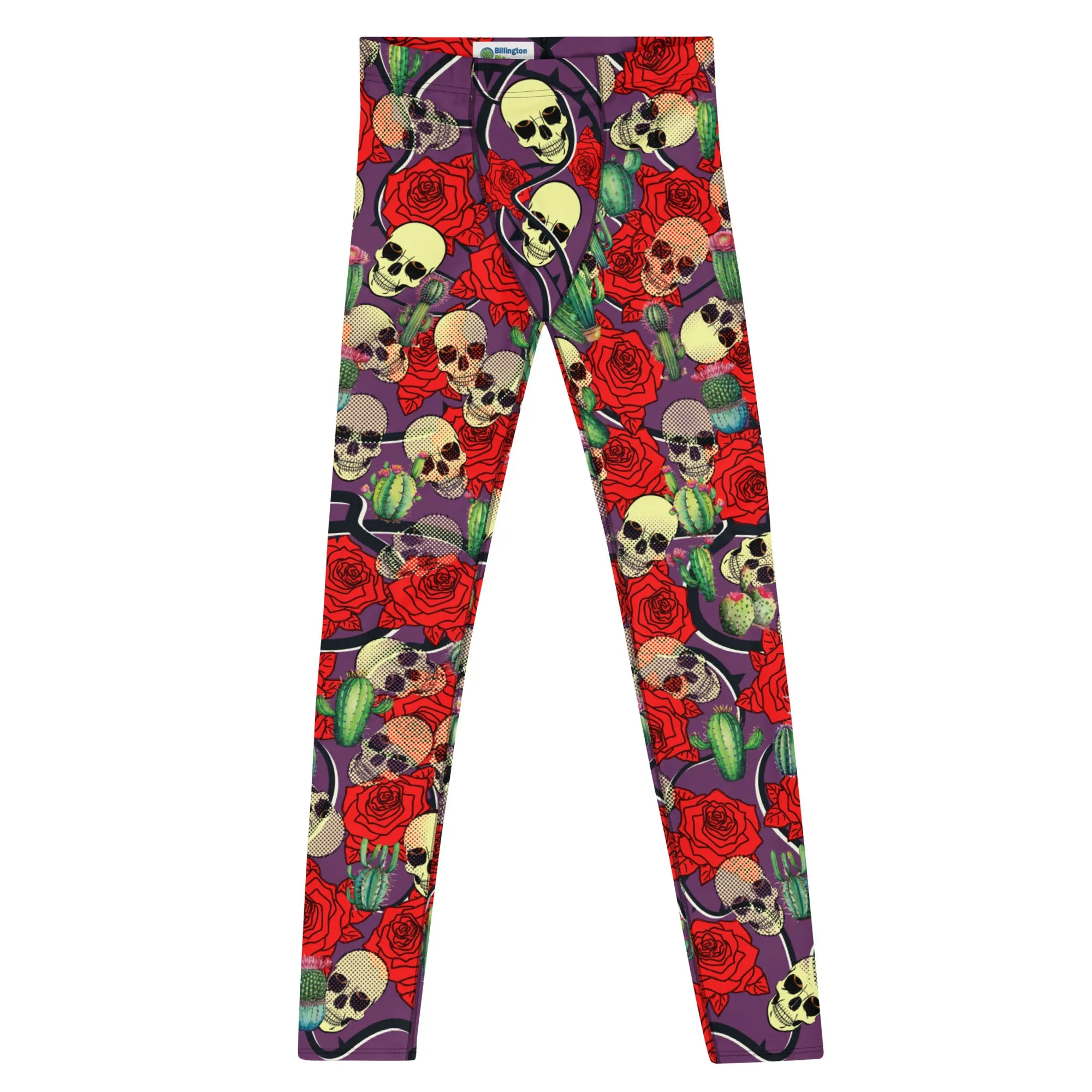 Mens Leggings, Skulls and Roses