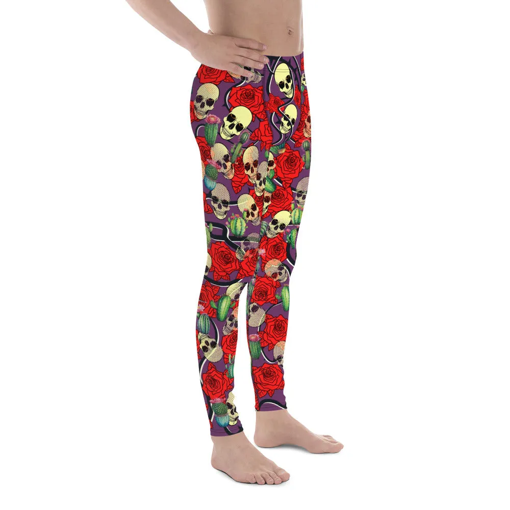 Mens Leggings, Skulls and Roses