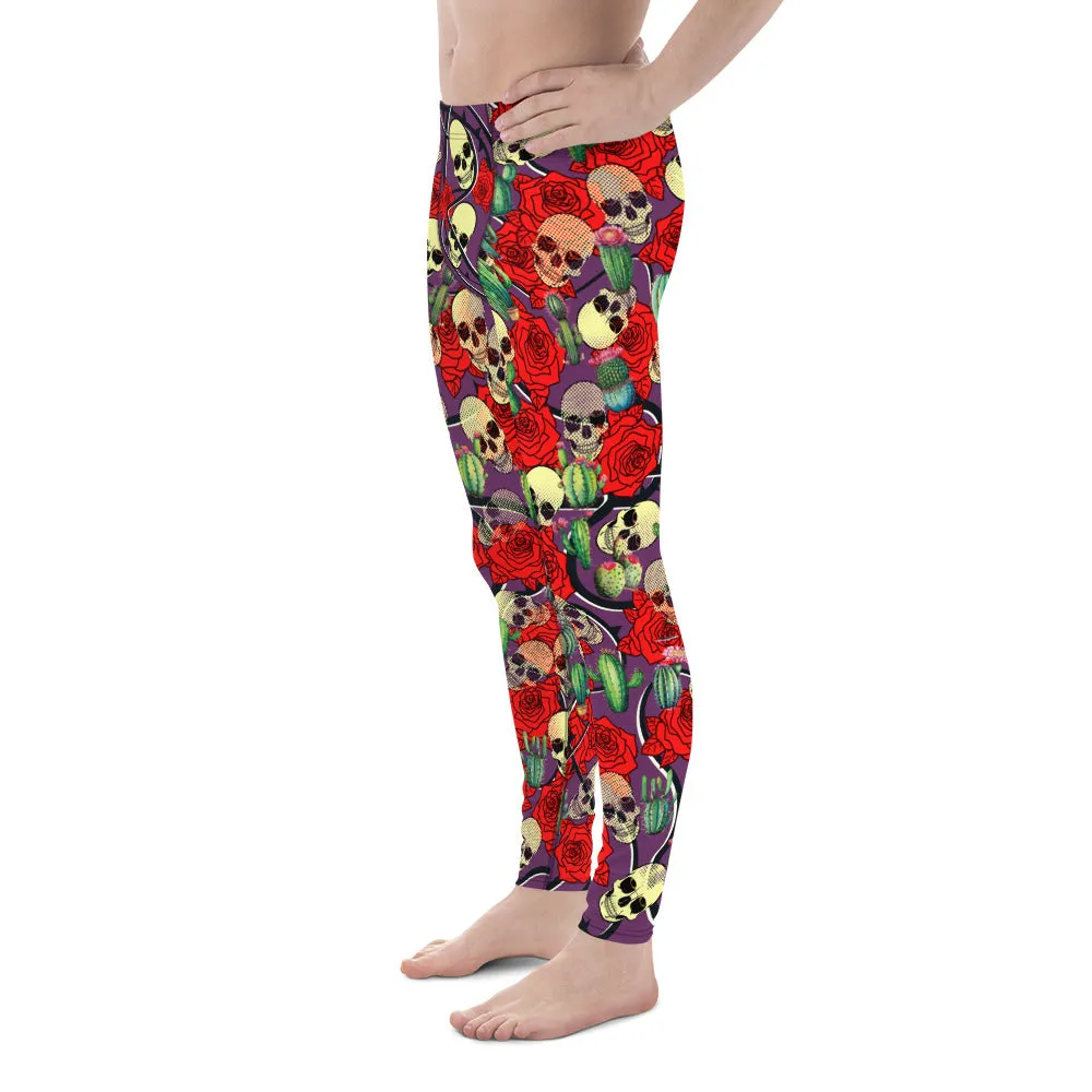 Mens Leggings, Skulls and Roses