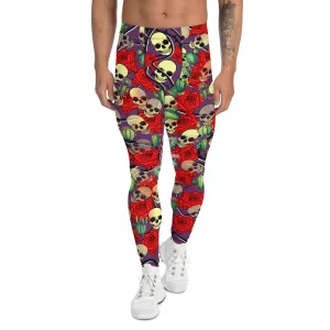 Mens Leggings, Skulls and Roses