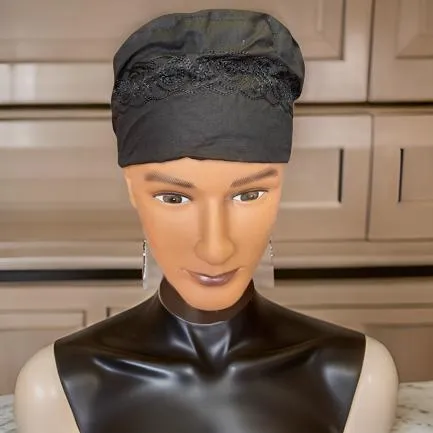 Men's Solid Color Embroidered Kufi Hat