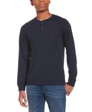 Micro Stripe Henley Tee Shirt