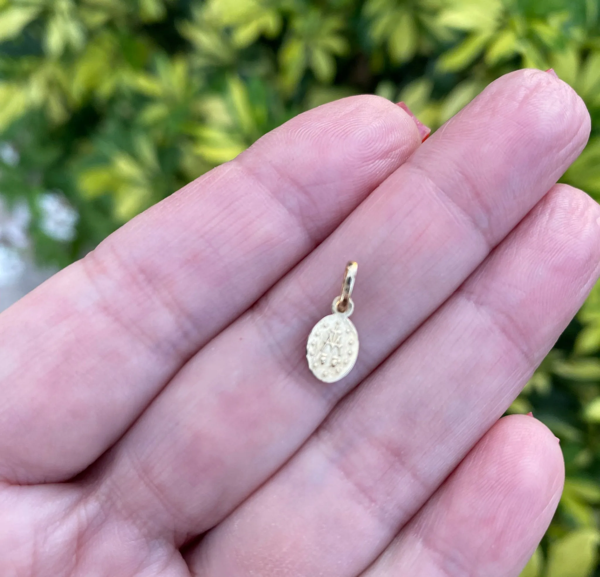 Miniature Miraculous/Guadalupe Medal