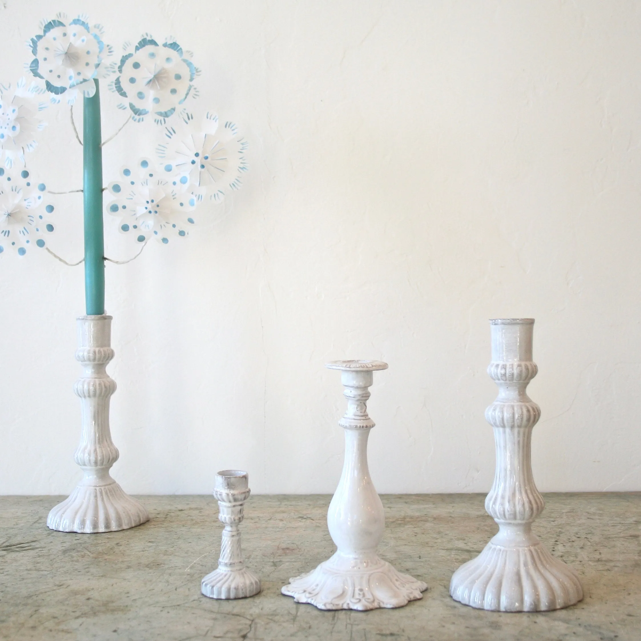 Momoca Paper Flower Candles - 6 Flowers