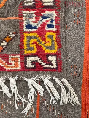 Moroccan custom rug from Glawa, Wool and Thread, 230cm x 132cm or 7.55ft x 4.33ft